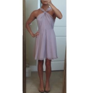 Ann Taylor Lavender Chiffon Dress